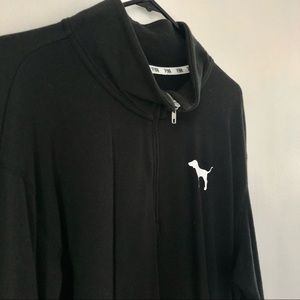 Black VS Pink Quarter Zip